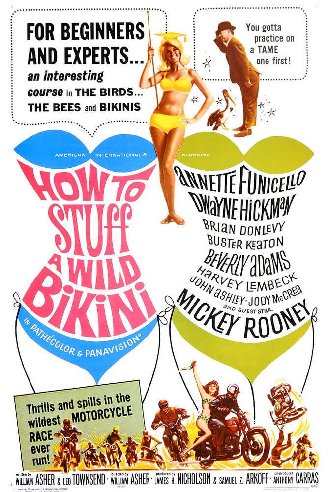 Как справиться с диким бикини (1965) постер