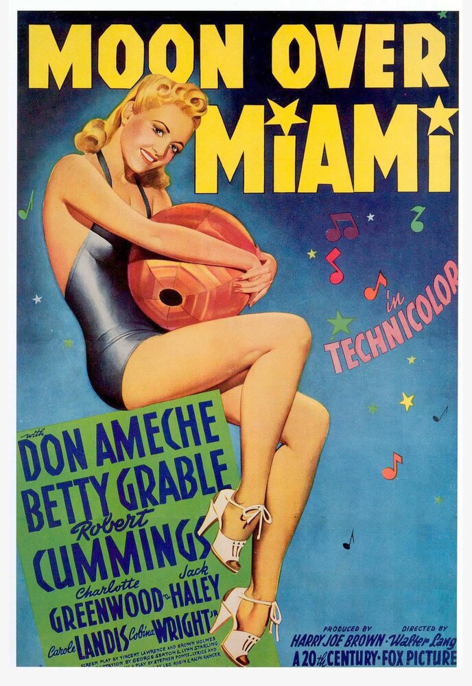 Луна над Майами (1941) постер