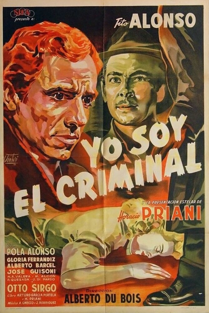 Yo soy el criminal (1954) постер