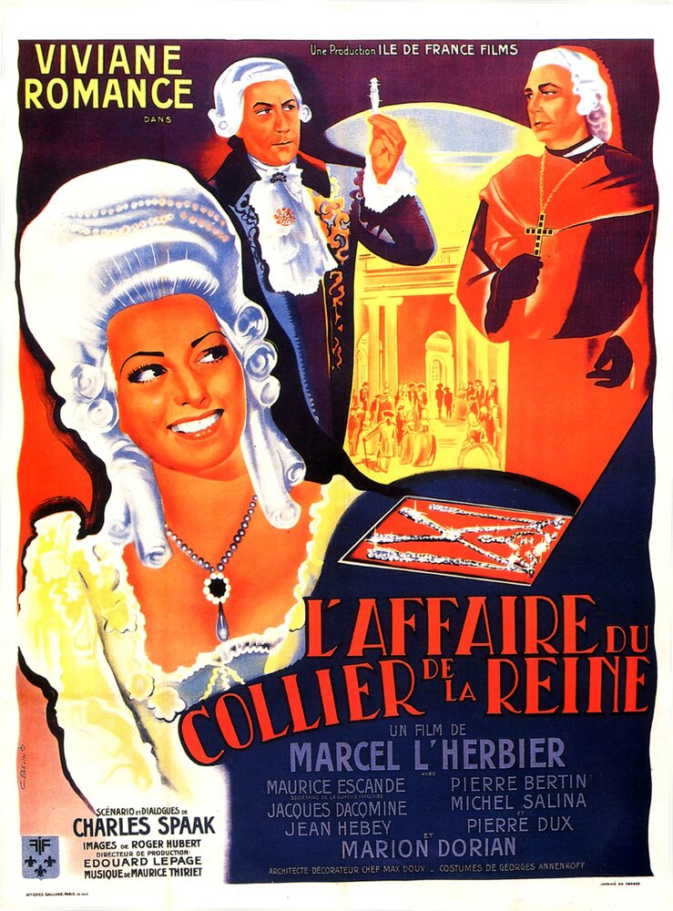 Дело об ожерелье королевы (1946) постер