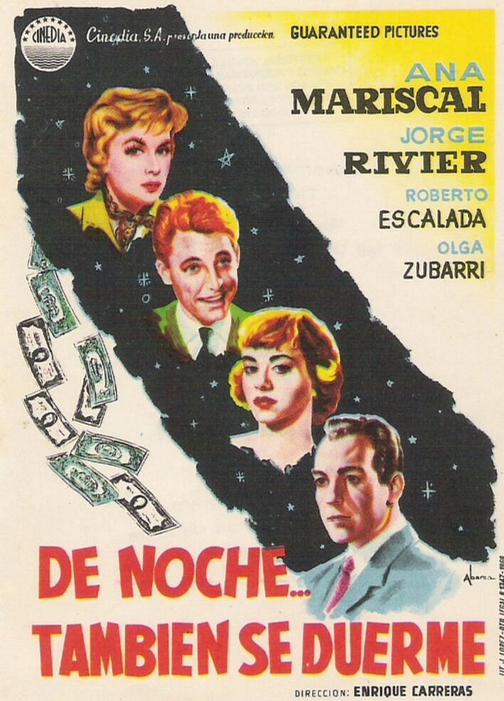 De noche también se duerme (1955) постер