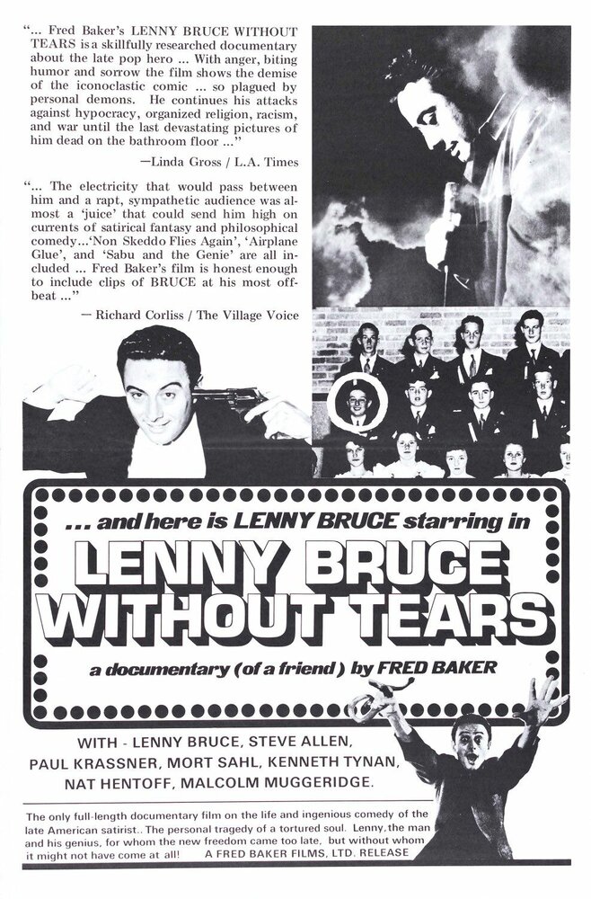 Lenny Bruce Without Tears (1972) постер