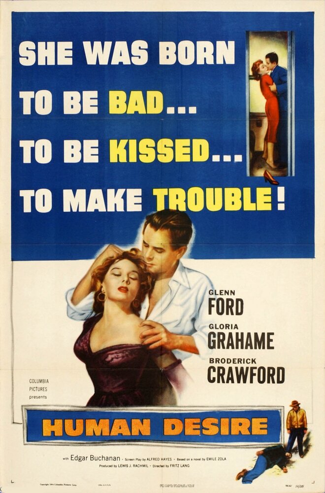 Человеческое желание (1954) постер