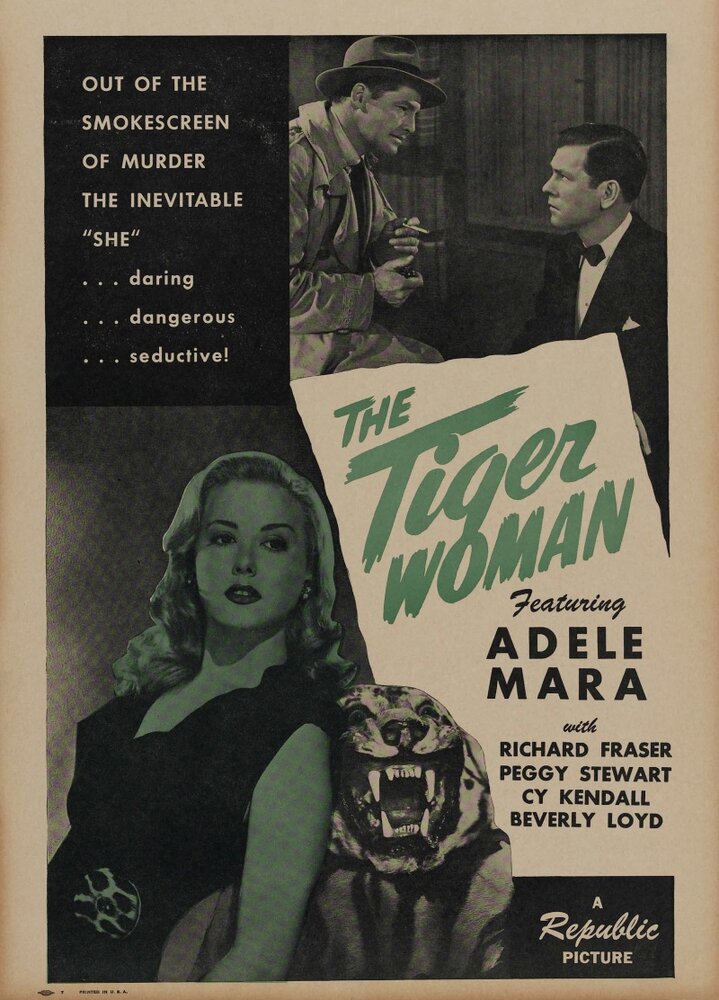 The Tiger Woman (1945) постер