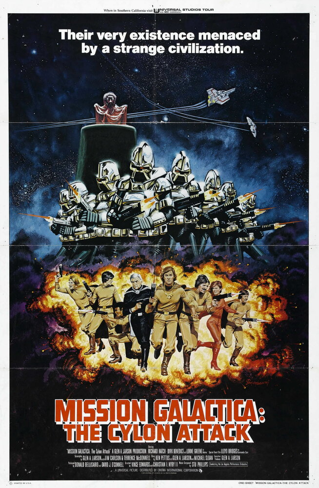 Звездный крейсер Галактика: Атака сайлонов (1979) постер
