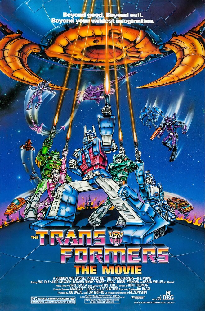 Трансформеры (1986) постер