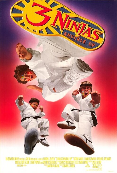 Три ниндзя: Костяшки вверх (1993) постер