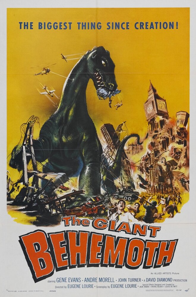 Бегемот – морской монстр (1959) постер