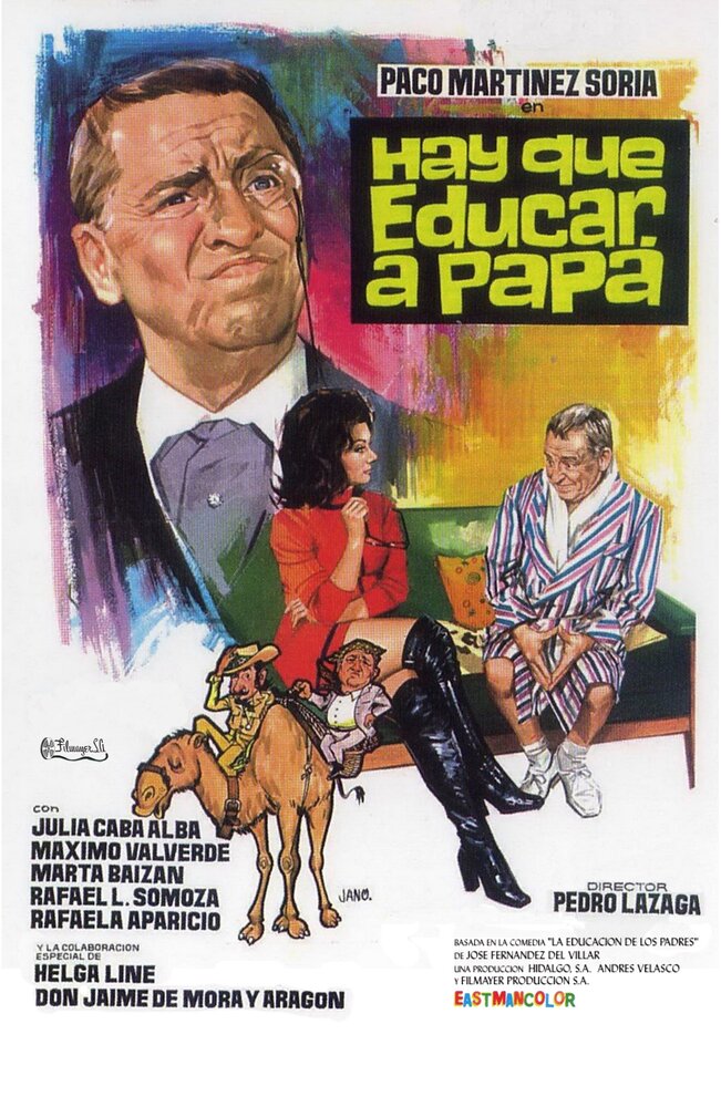 Hay que educar a papá (1971) постер