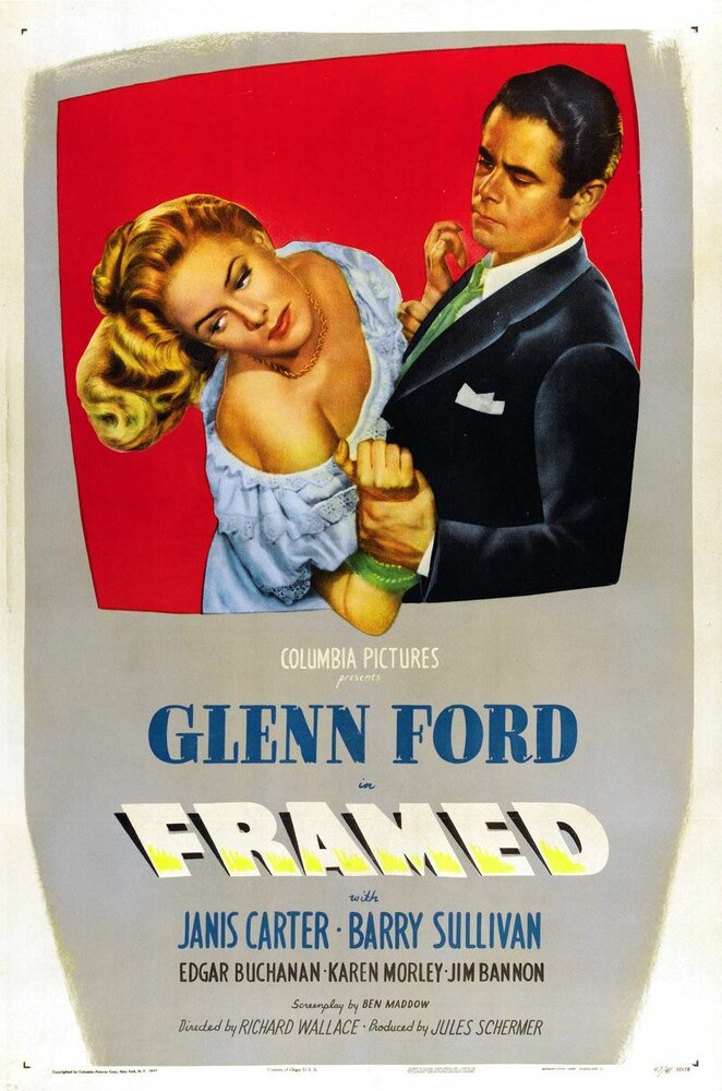 Подставленный (1947) постер